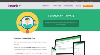Customer Portal - Knack