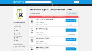 $6 Off Knetbooks Coupons, Promo Codes, Jan 2019 - Goodshop