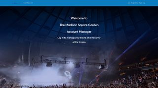 Madison Square Garden Account Manager |