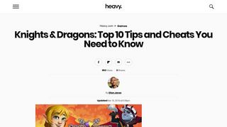 Knights & Dragons: Top 10 Tips and Cheats You Need to Know ...