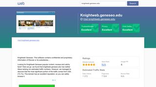 Everything on knightweb.geneseo.edu. - Horde Websites