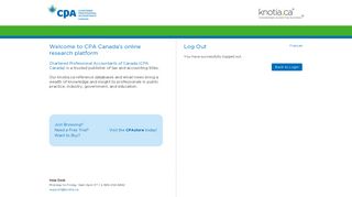 CPA Canada Single Sign On - Knotia.ca