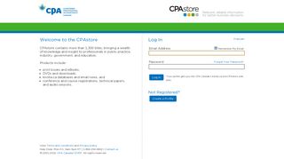 CPA Canada Single Sign On - CPAstore