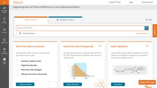 Knovel: Engineering Technical Reference Information