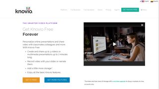 Free Video Platform - Knovio: the easy to use video presentation maker
