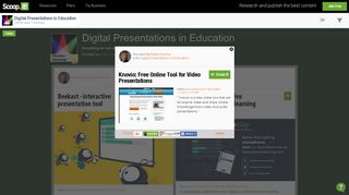 Knovio: Free Online Tool for Video Presentation... - Scoop.it