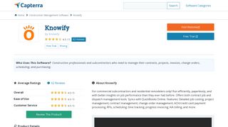 Knowify Reviews and Pricing - 2019 - Capterra