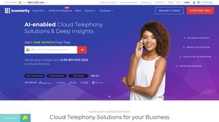 Knowlarity - Toll Free Number, IVR, Virtual Number, Cloud Telephony