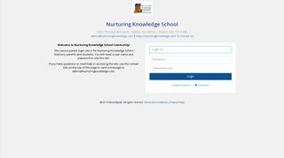 Login | Nurturing Knowledge School - SchoolSpeak