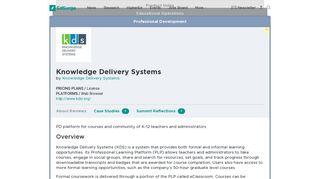 Knowledge Delivery Systems | Product Reviews | EdSurge