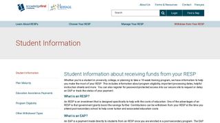 Student Information | Knowledge First Financial