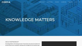 Knowledge Matters, Inc. - DECA Inc