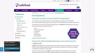 Knowledge Network from safefood
