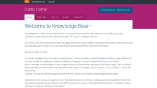Knowledge Base+