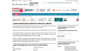 Login Knowledge Services Private Limited Information - Login ...