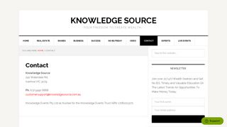 Contact - Knowledge Source