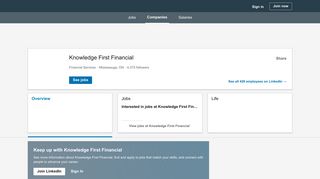 Knowledge First Financial | LinkedIn