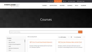 IT Training Course Catalog | KnowledgeNet