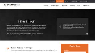 Take a Tour of KnowledgeNet Online IT training
