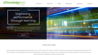 Knowledgepool: Managed Learning Services | Learning Consultancy