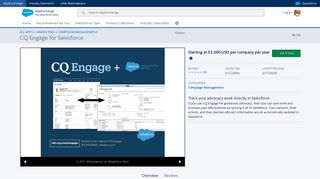 CQ Engage for Salesforce - CQ - AppExchange