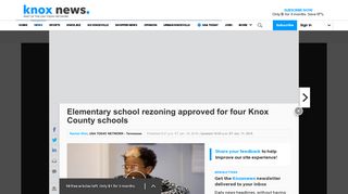 Elementary school rezoning approved for Knox County Schools