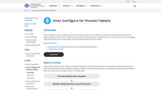 Knox Configure for Phones/Tablets | SEAP