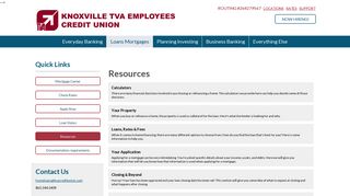 Knoxville TVA Employees Credit Union - Resource Center
