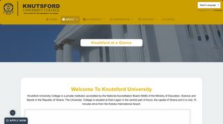 Knutsford at a Glance - Knutsford University - The Royal University ...