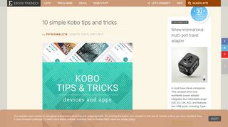 10 simple Kobo tips and tricks - Ebook Friendly