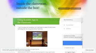 Using Kodable App in the Classroom | Inside the classroom, outside ...