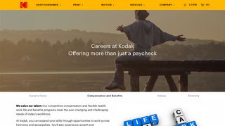 Careers at Kodak: Compensation and Benefits | Kodak