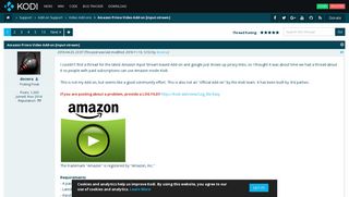 Amazon Prime Video Add-on [input-stream] - Kodi Community Forum