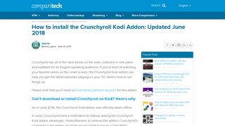 Crunchyroll Kodi Addon: How to Install it and Use it Safely | Comparitech