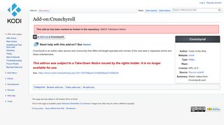 Add-on:Crunchyroll - Official Kodi Wiki