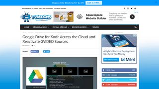 Google Drive for Kodi: Access the Cloud and Reactivate ... - TV Addons