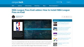 How to Install NBA League Pass Kodi addon | Comparitech