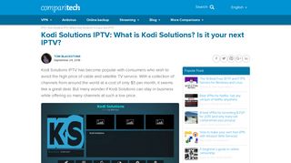 Kodi Solutions IPTV: What is Kodi Solutions? Is it your next IPTV?
