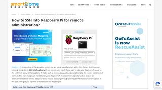 How to SSH into Raspberry Pi for remote administration?