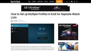 How to Set up Multiple Profiles in Kodi for Seperate Watch Lists