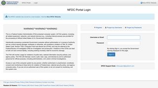 NFDC Portal Login
