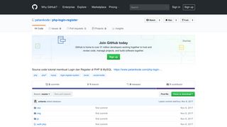GitHub - petanikode/php-login-register: Source code tutorial membuat ...