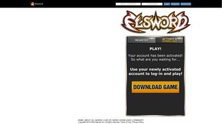 Activation - Elsword Online NA - KOG Games