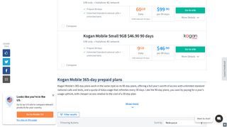 Kogan Mobile prepaid plans compared January 2019 | finder.com.au