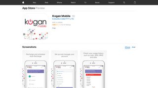 Kogan Mobile on the App Store - iTunes - Apple