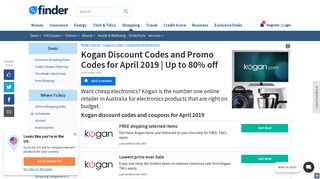 Kogan Discount Codes and Promos for February 2019 | finder.com.au