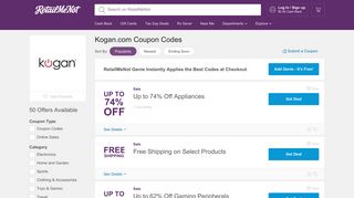 72% Off kogan.com Coupon, Promo Codes - RetailMeNot