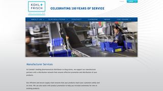 Manufacturer Services - Kohl & Frisch: Your One Solution
