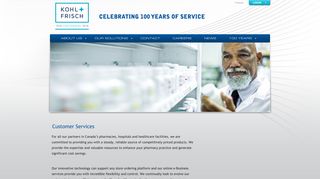 Customer Services - Kohl & Frisch: Your One Solution