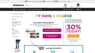 Kohls Charge | Kohl's